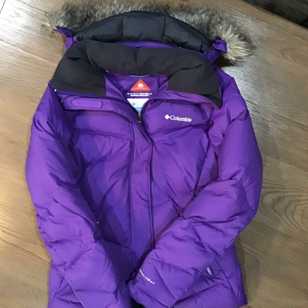 Columbia Ski Jacket with Fur Trim